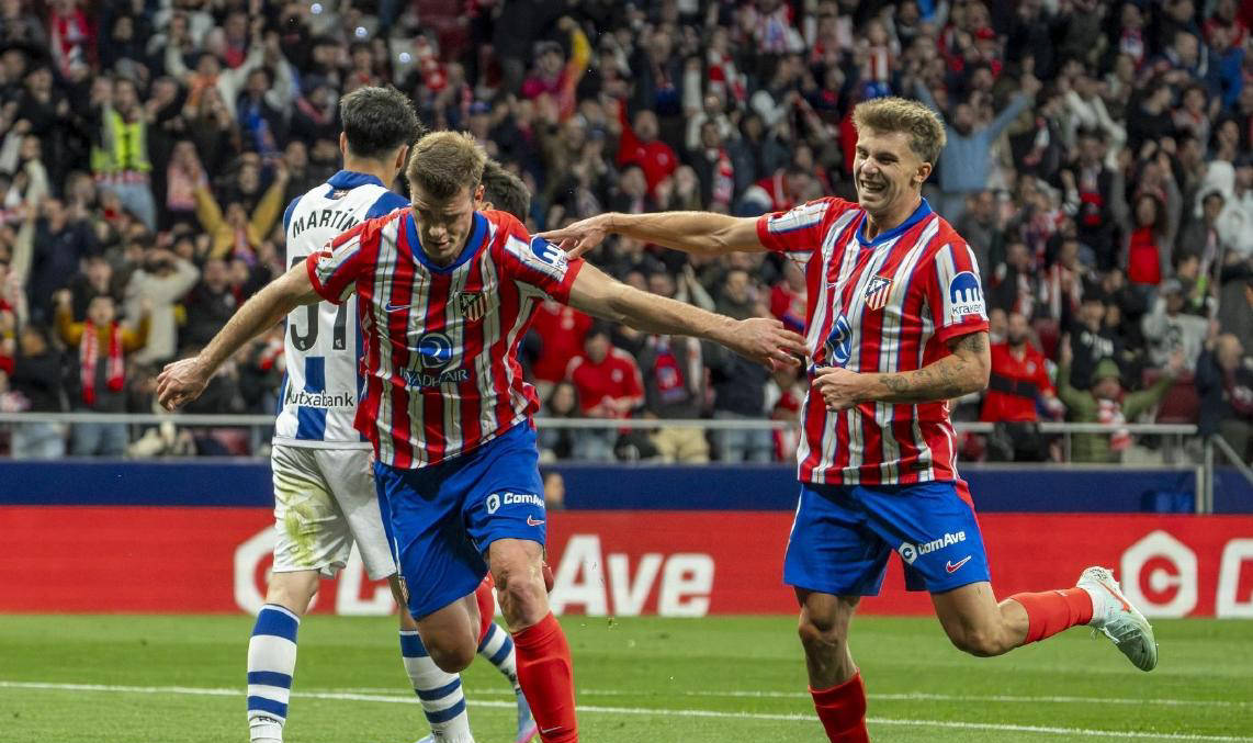 马德里竞技的胜利令球迷欣喜若狂